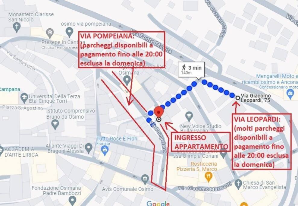 Osimo Nel Cuore Del Centro, Free Wi-Fi E Netflix Apartment Exterior foto